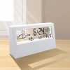LCD Digital Alarm Clock with Weather, Temperature & Humidity